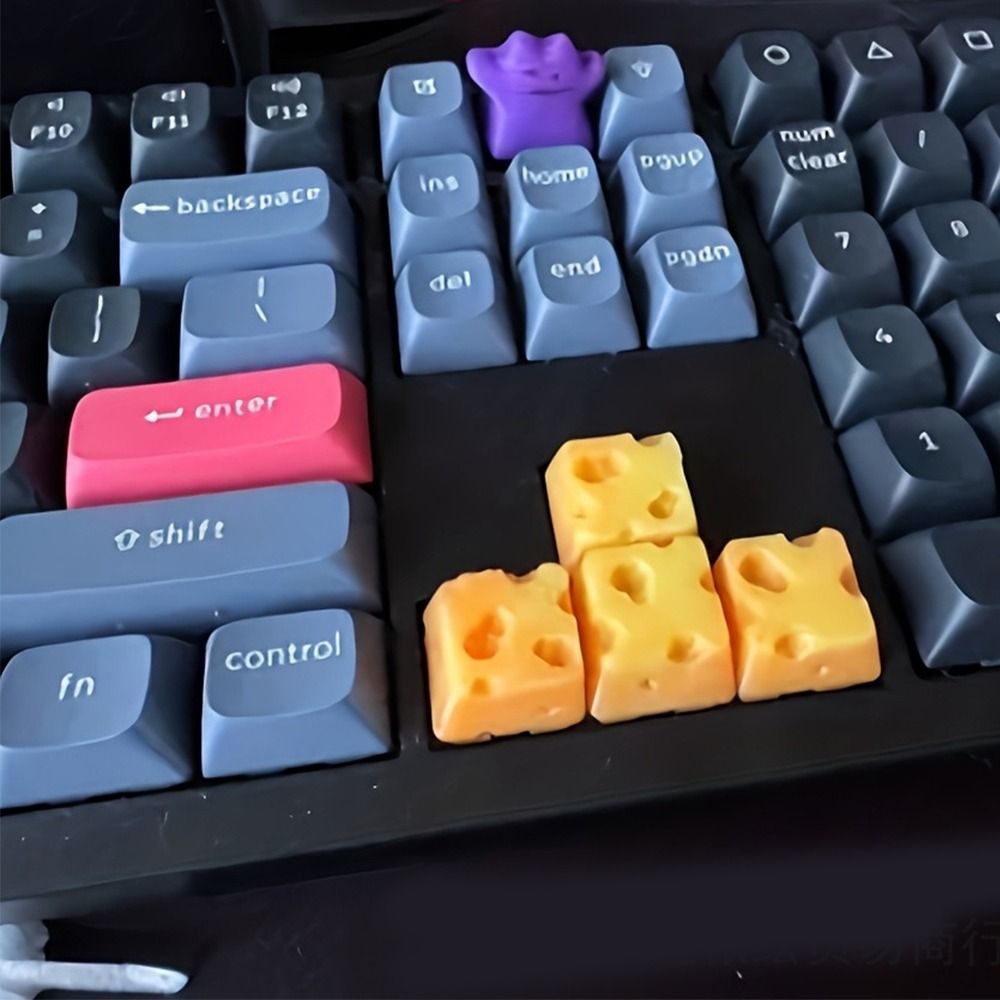 3D Printing Chess - 4 peças de Keycaps de Cheesecake
