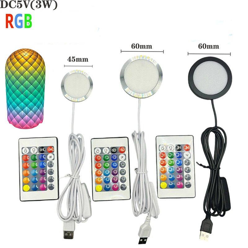 3D Printing Lamp - Luzes LED RGB USB 5V Reguláveis