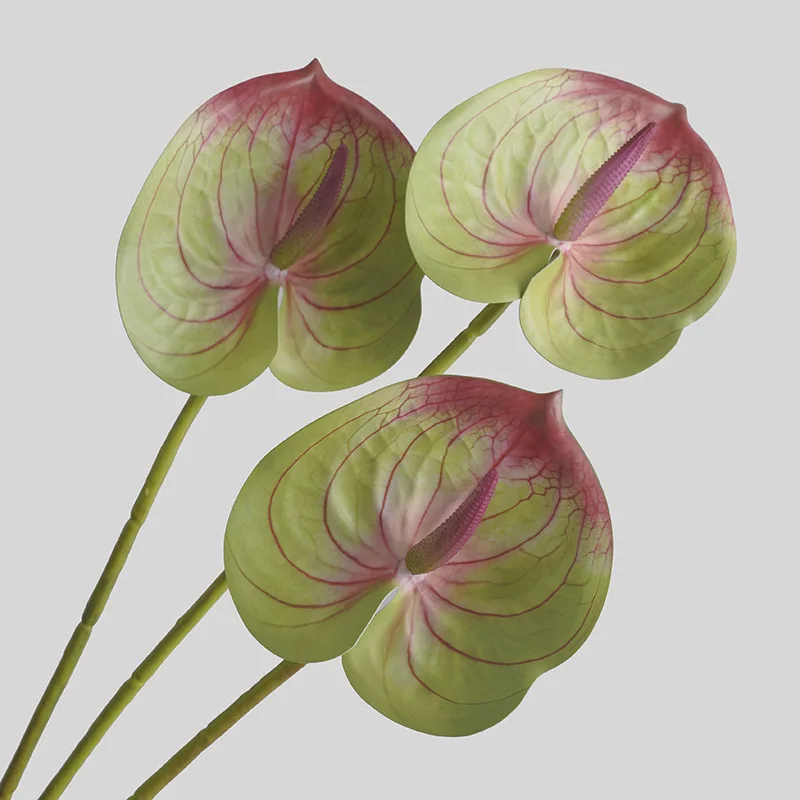 3D Printing Ai - Flor De Palma Vermelha Artificial Para