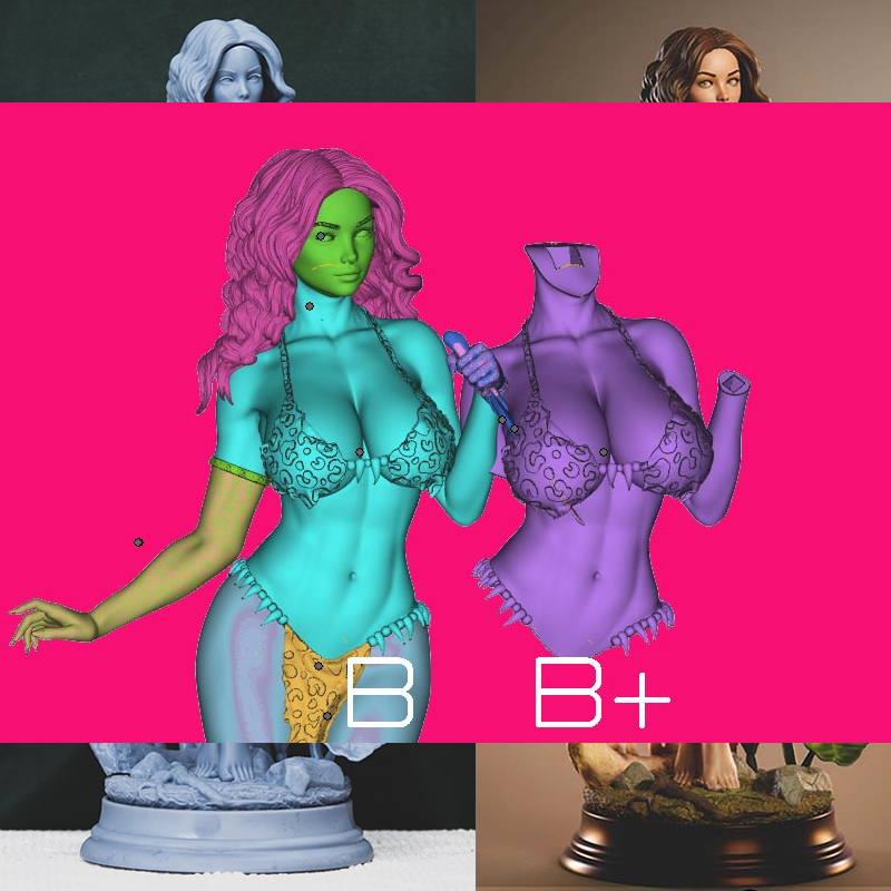 3 estilos personagem Origi 608 - 3D Printing Character avaliação e preço