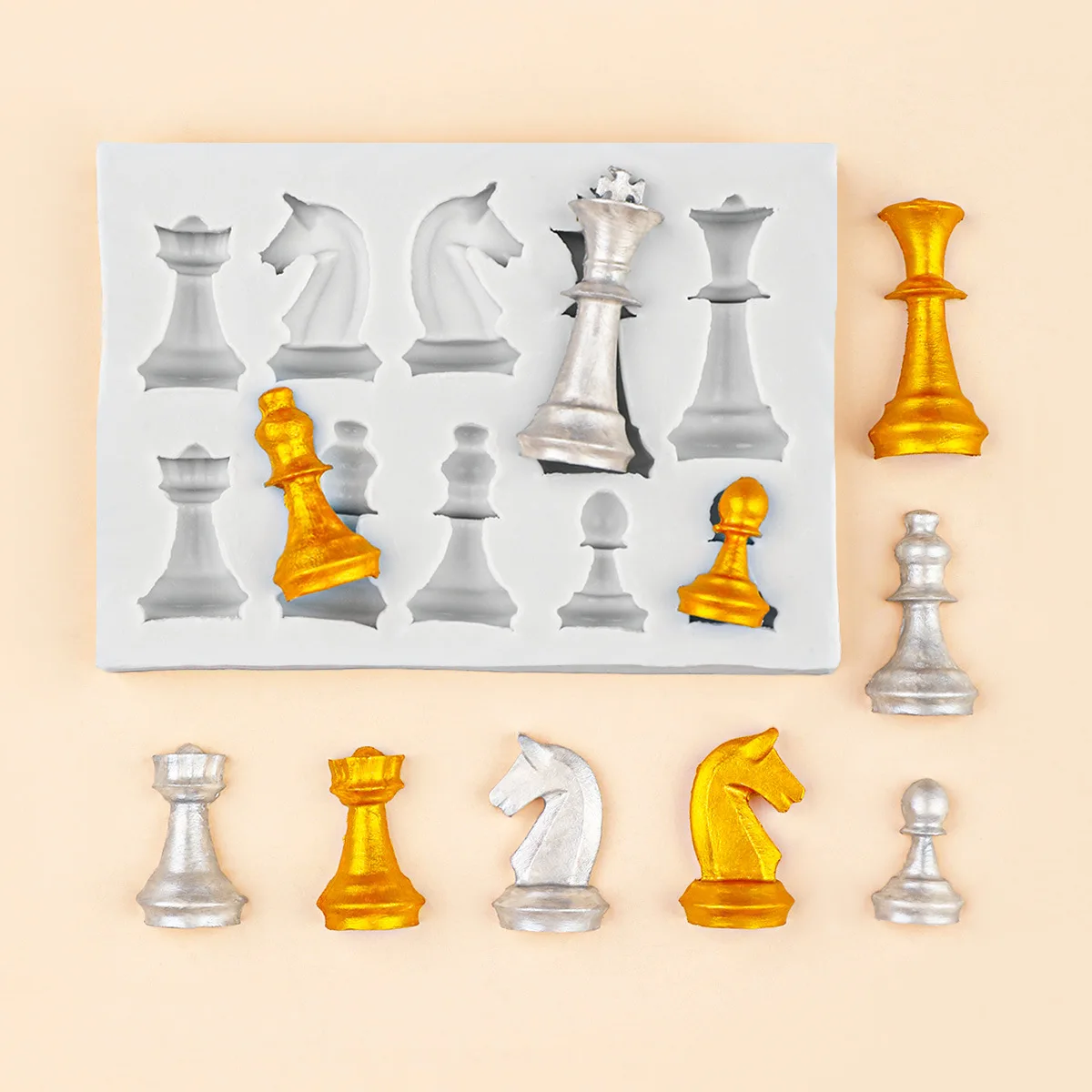 Molde de silicone para xadrez  - 3D Printing Chess avaliação e preço