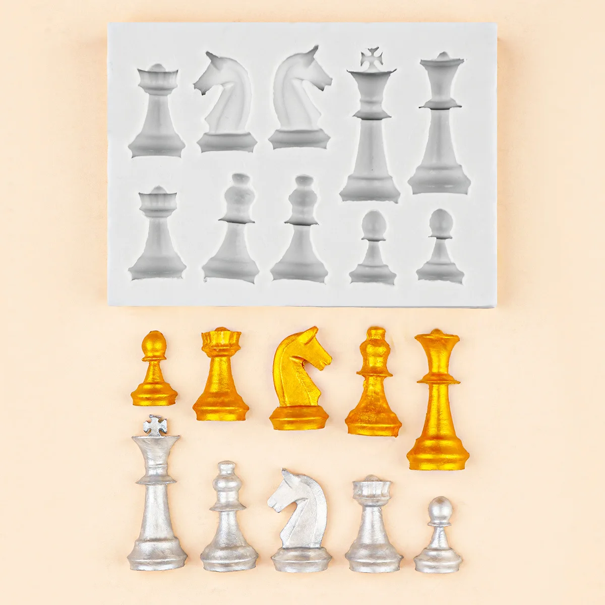 Molde de silicone para xadrez  - 3D Printing Chess avaliação e preço