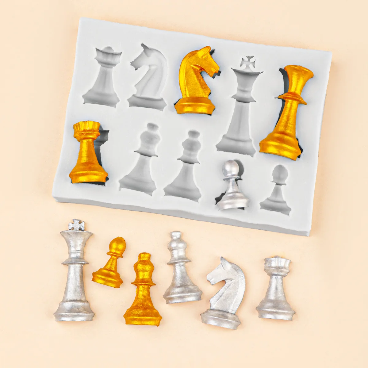 Molde de silicone para xadrez  - 3D Printing Chess avaliação e preço