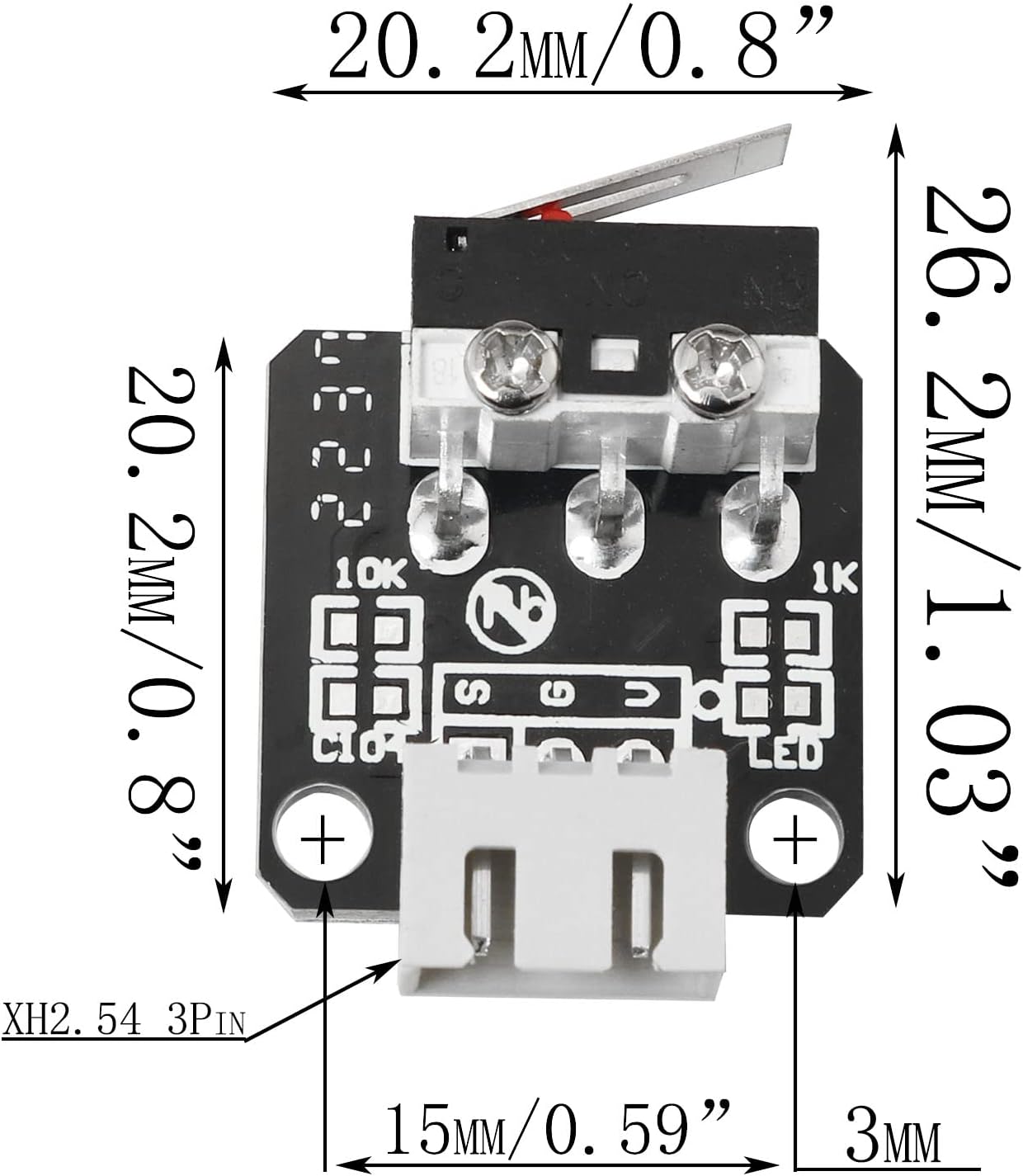 Chave de Fim de Curso (End Sto - Creality Printer Ender 3 avaliação e preço