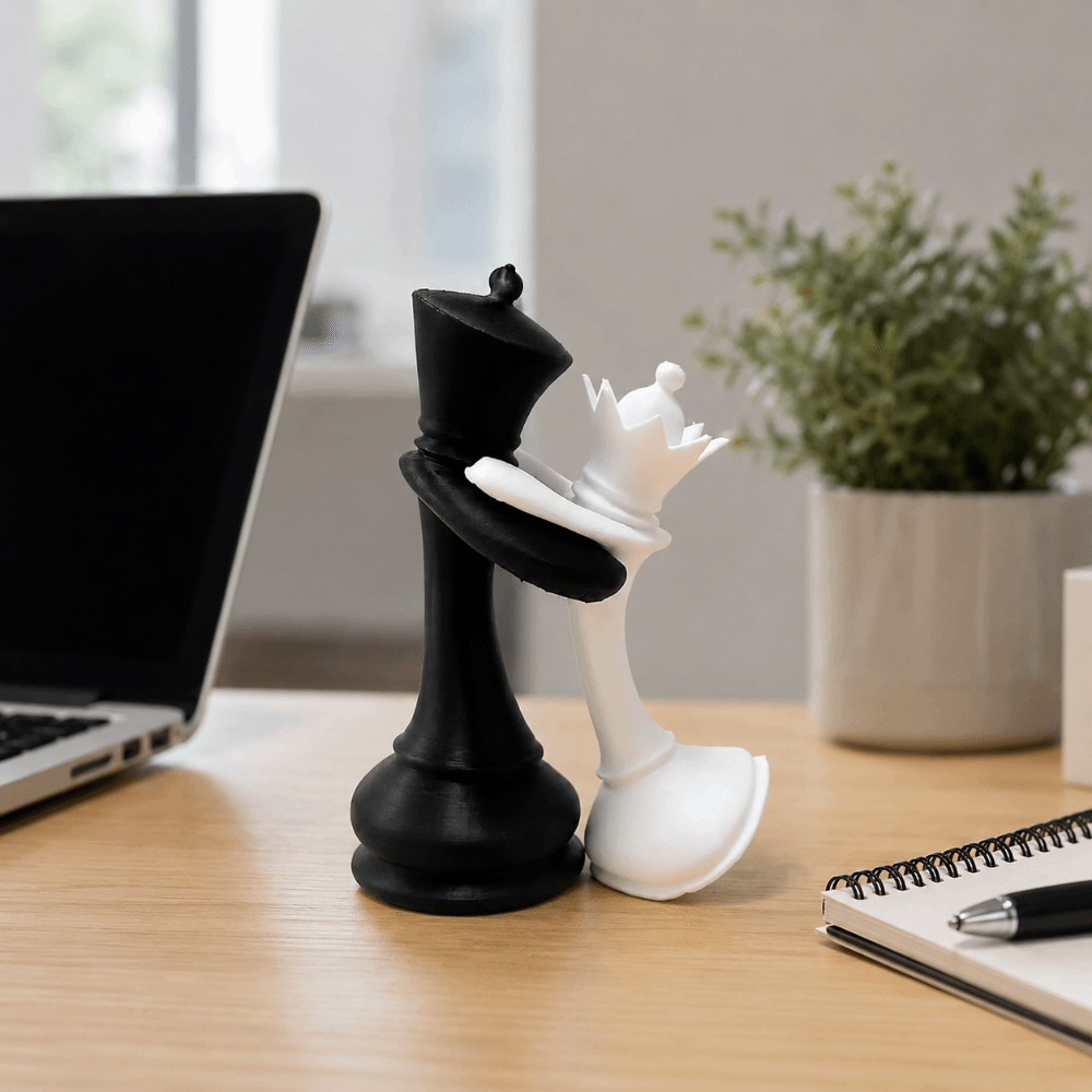 Estátua de Xadrez Criativa Imp - 3D Printing Chess avaliação e preço
