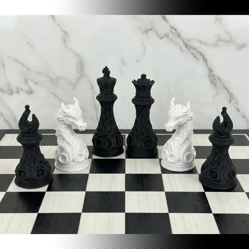 Conjunto de Xadrez Gótico Revi - 3D Printing Chess avaliação e preço