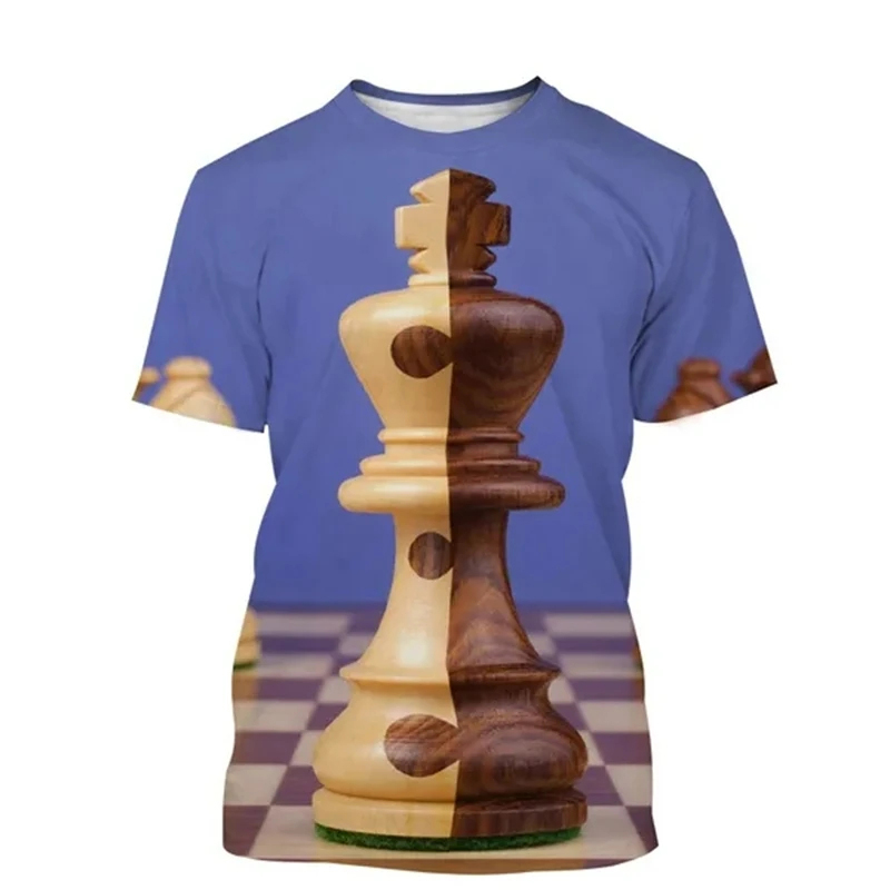 Camiseta xadrez impressão 3d d - 3D Printing Chess avaliação e preço
