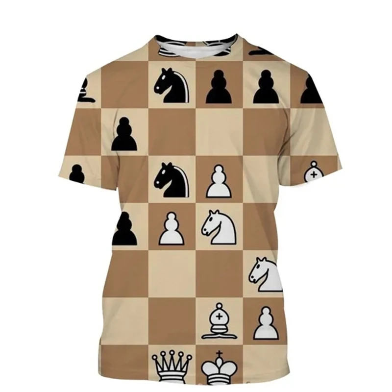 Camiseta xadrez impressão 3d d - 3D Printing Chess avaliação e preço