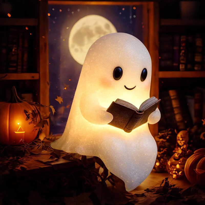 Novo bonito fantasma leitura l - 3D Printing Lamp avaliação e preço