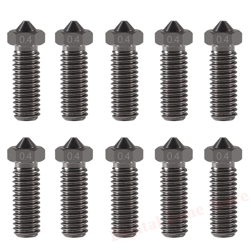 Aço endurecido v6 vulcão bocal - 3D Printing Fff avaliação e preço
