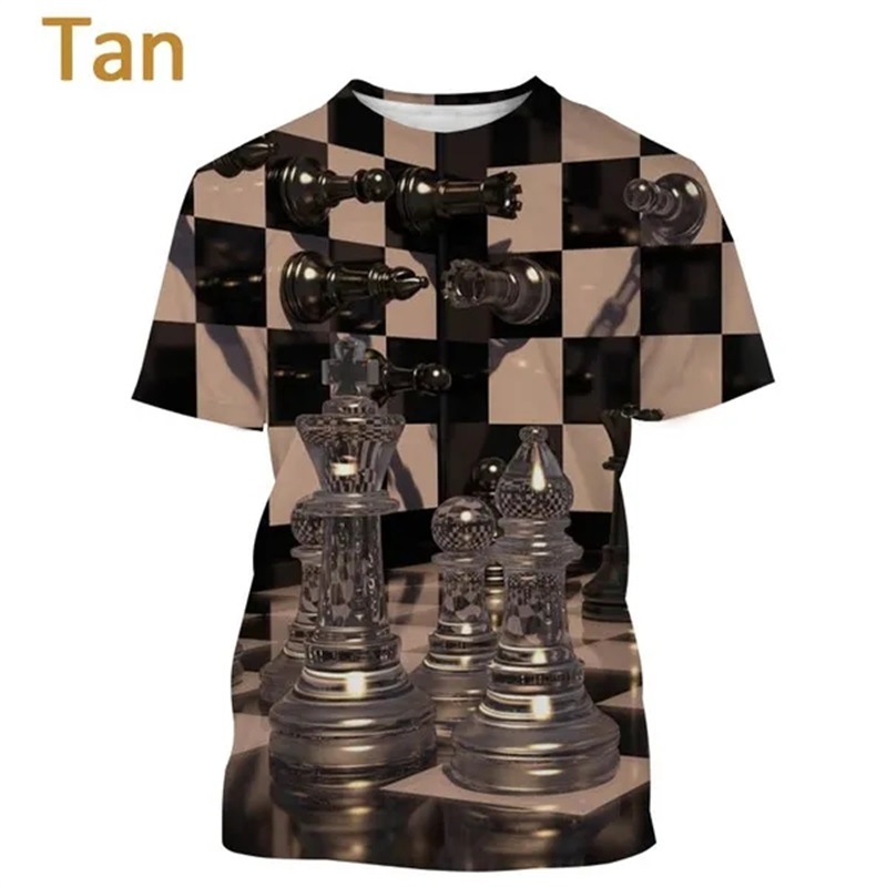 Camisetas gráficas xadrez para - 3D Printing Chess avaliação e preço