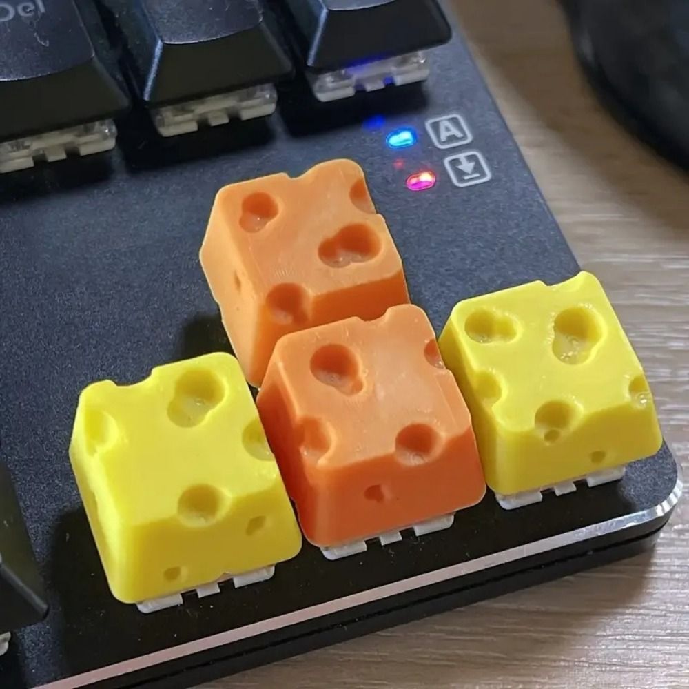 4 peças de Keycaps de Cheeseca - 3D Printing Chess avaliação e preço
