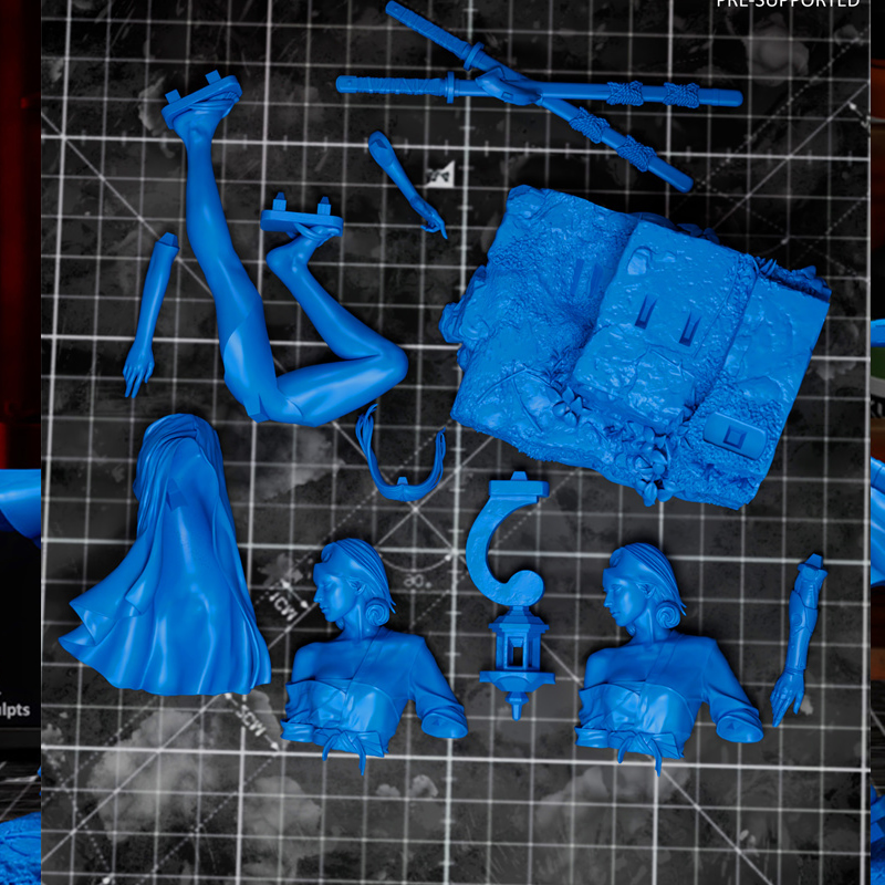3 estilos de personagem de jog - 3D Printing Character avaliação e preço