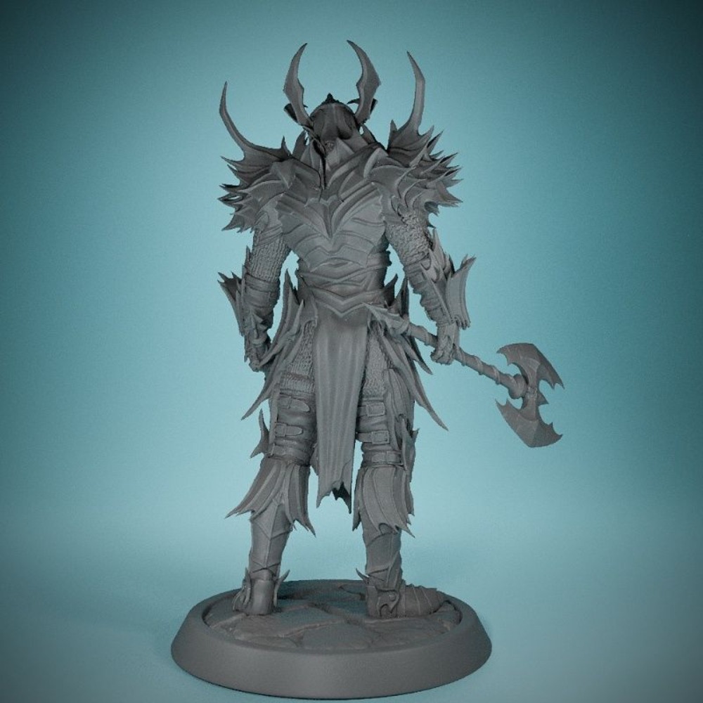 Sem asas demônio cavaleiro 3d  - 3D Printing Chess avaliação e preço