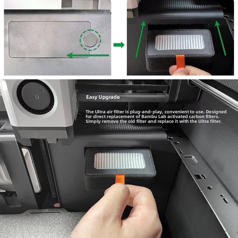 Substituição HEPA 13 + Combo d - 3D Printing X1 Carbon avaliação e preço