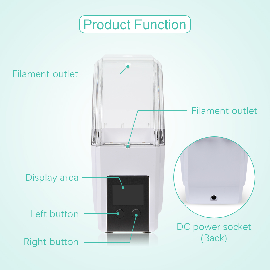 Sunlu secador de filamento s1  - 3D Printing Fff avaliação e preço
