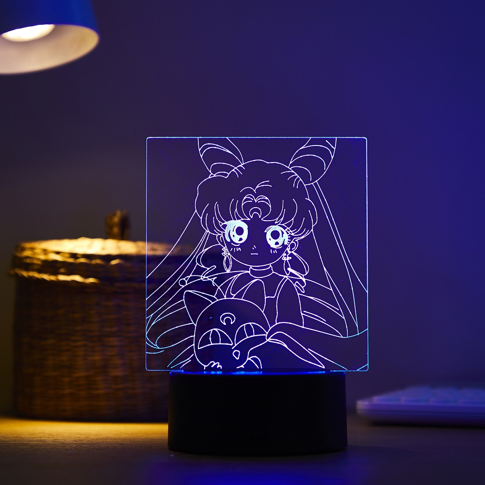 Luminária LED 3D do personagem - 3D Printing Lamp avaliação e preço